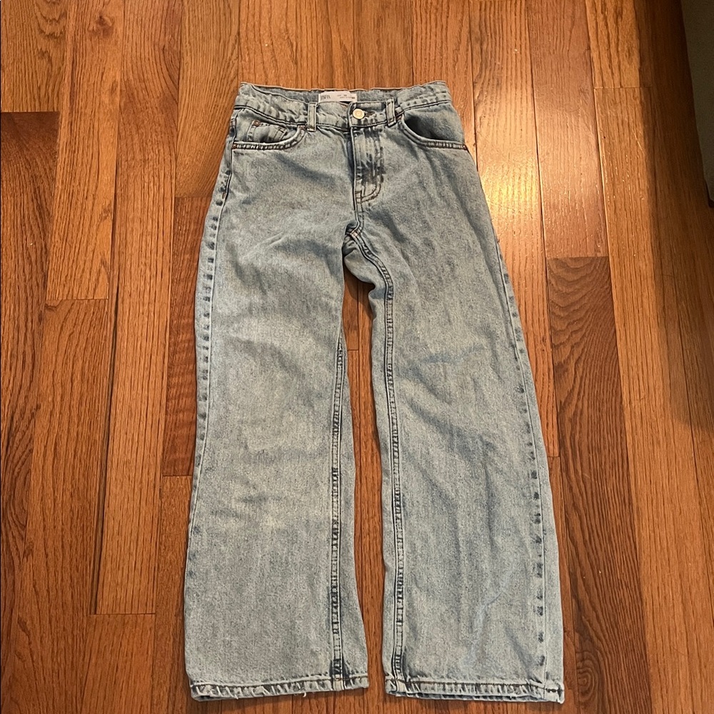 Zara Light Blue Denim Jeans